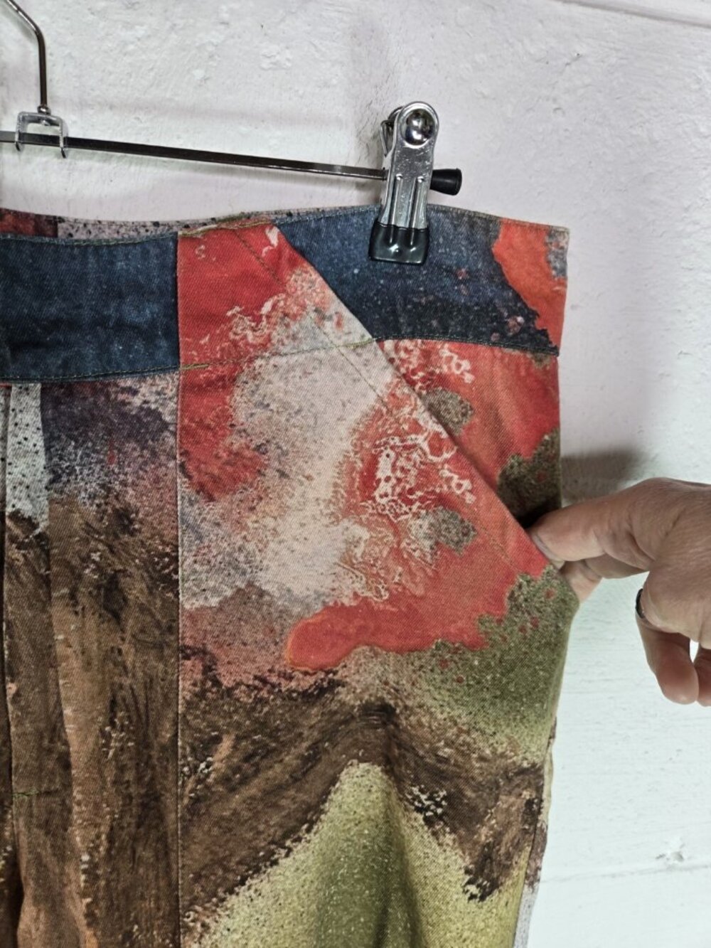 Jungles Strange Bloom Colorful Art Print Mens Pants small - Picture 4 of 11